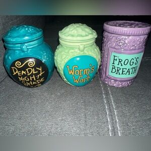 Nightmare Before Christmas Glass Jar 3-Piece Set